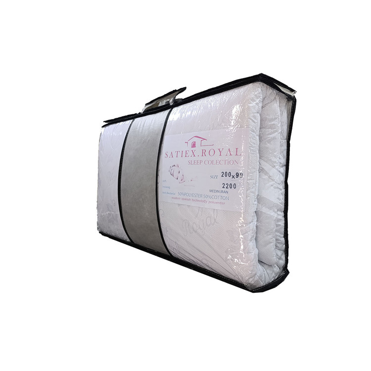 تشک مهمان (مسافرتی) رویال 3500 گرم سایز 190*90 ضخامت 10 سانتی متر (فوق ضخیم) درجه 1
